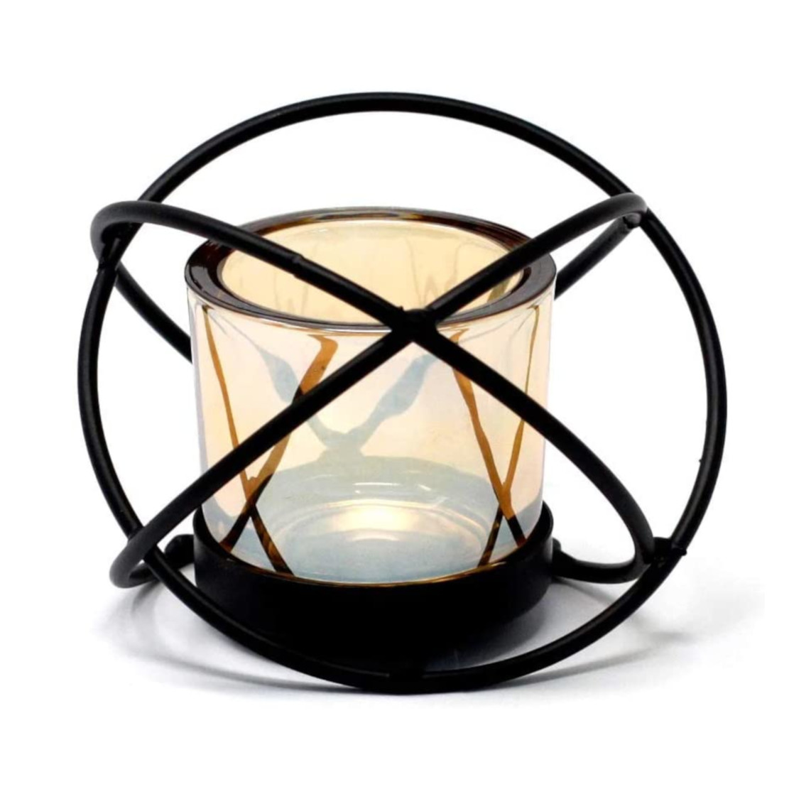 Ancient Wisdom Iron Candle Holder - Sphere
