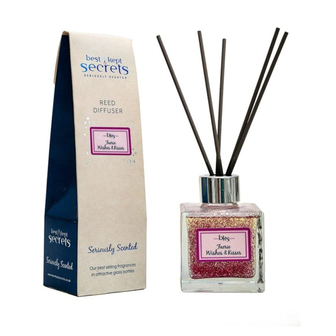 Best Kept Secrets Faerie Wishes and Kisses Sparkly Reed Diffuser 100ml