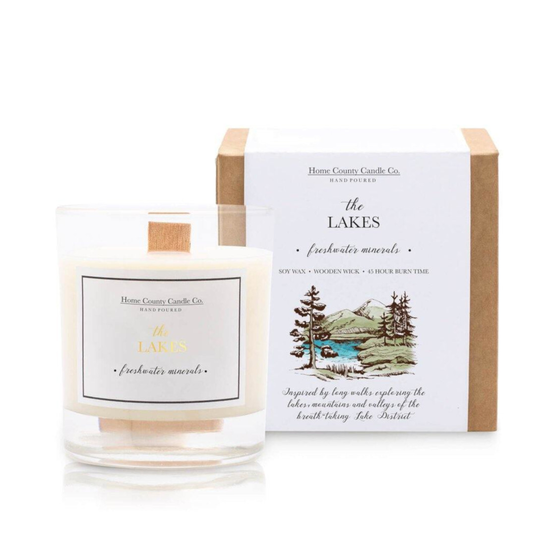 Home County Candle Lakes 200g Soy Candle