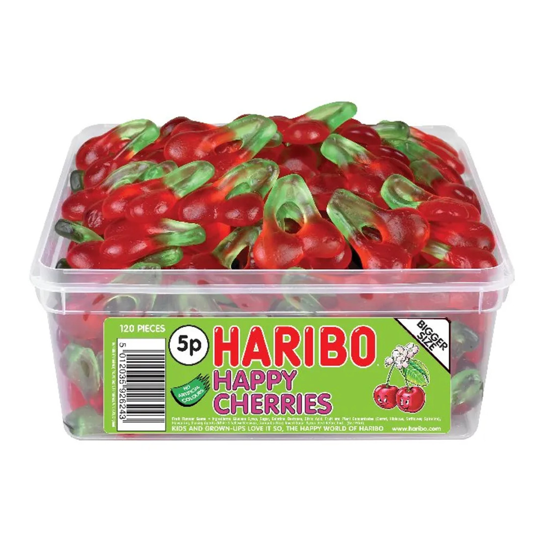 Haribo Giant Happy Cherries Tub 924g