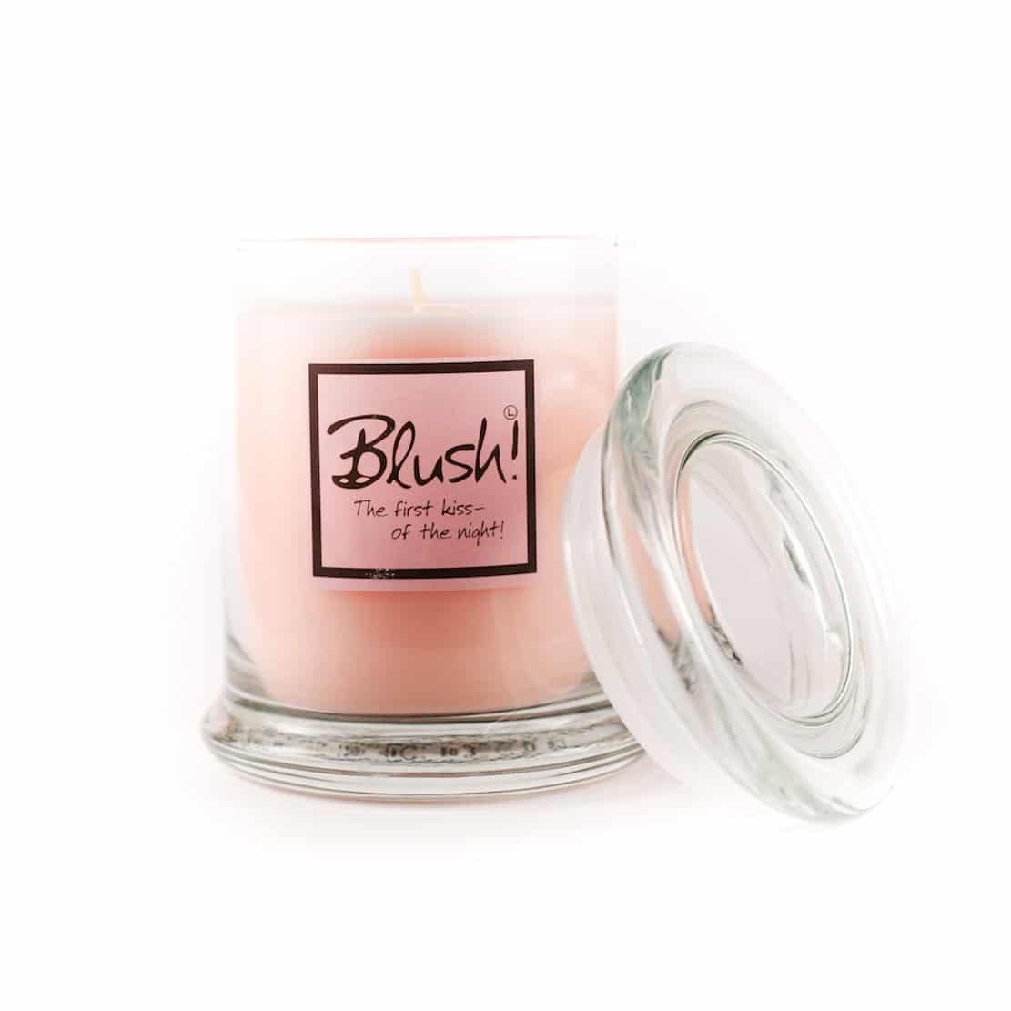 Lily Flame Blush Candle Jar