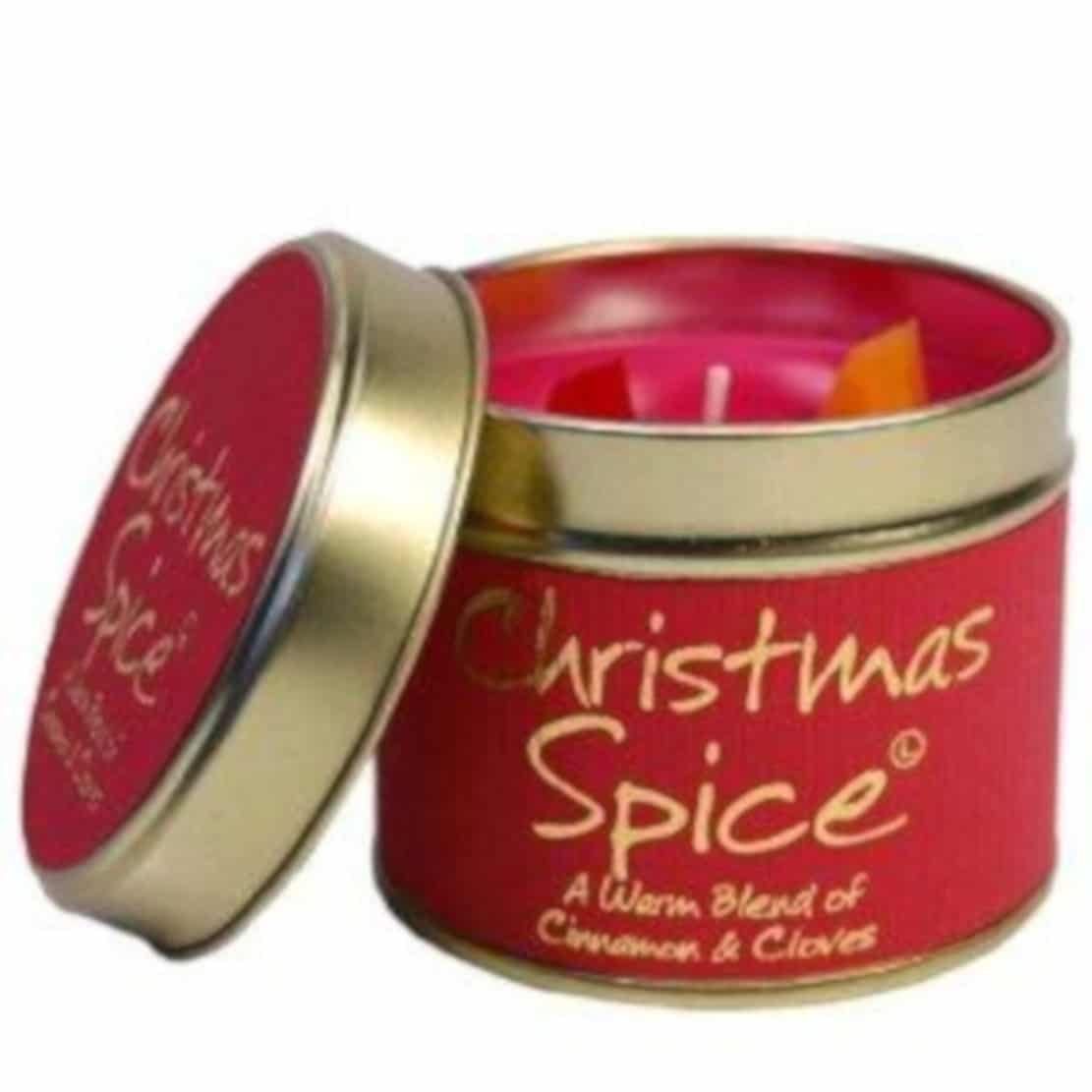 Lily Flame Christmas Spice Tin Candle