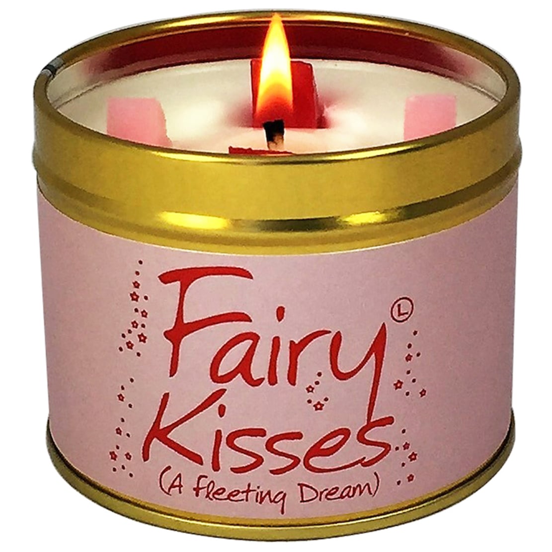 Lily Flame Fairy Kisses Tin Candle