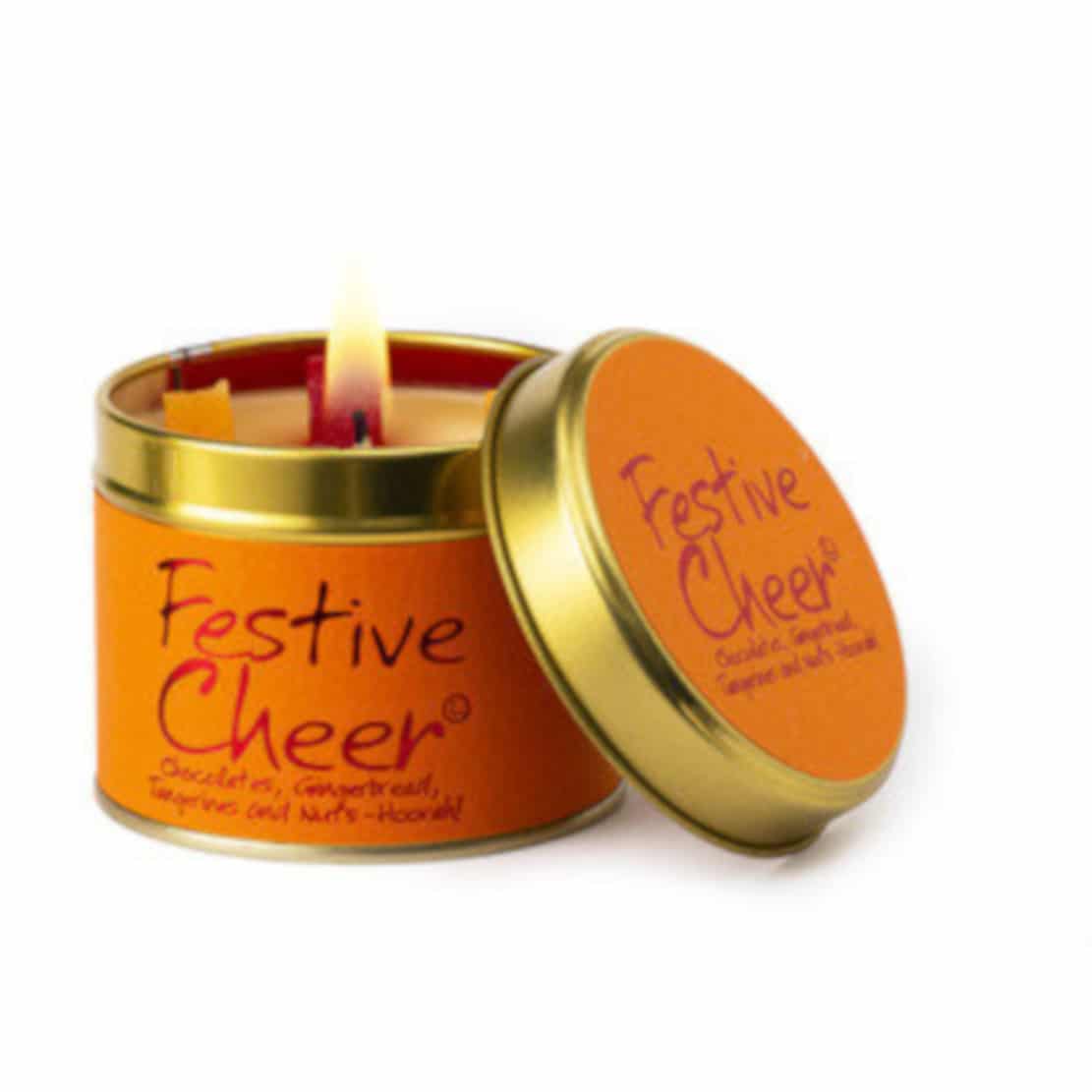 Lily Flame Festive Cheer Tin Candle
