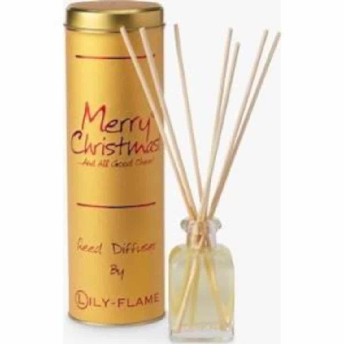 Lily Flame Merry Christmas Reed Diffuser