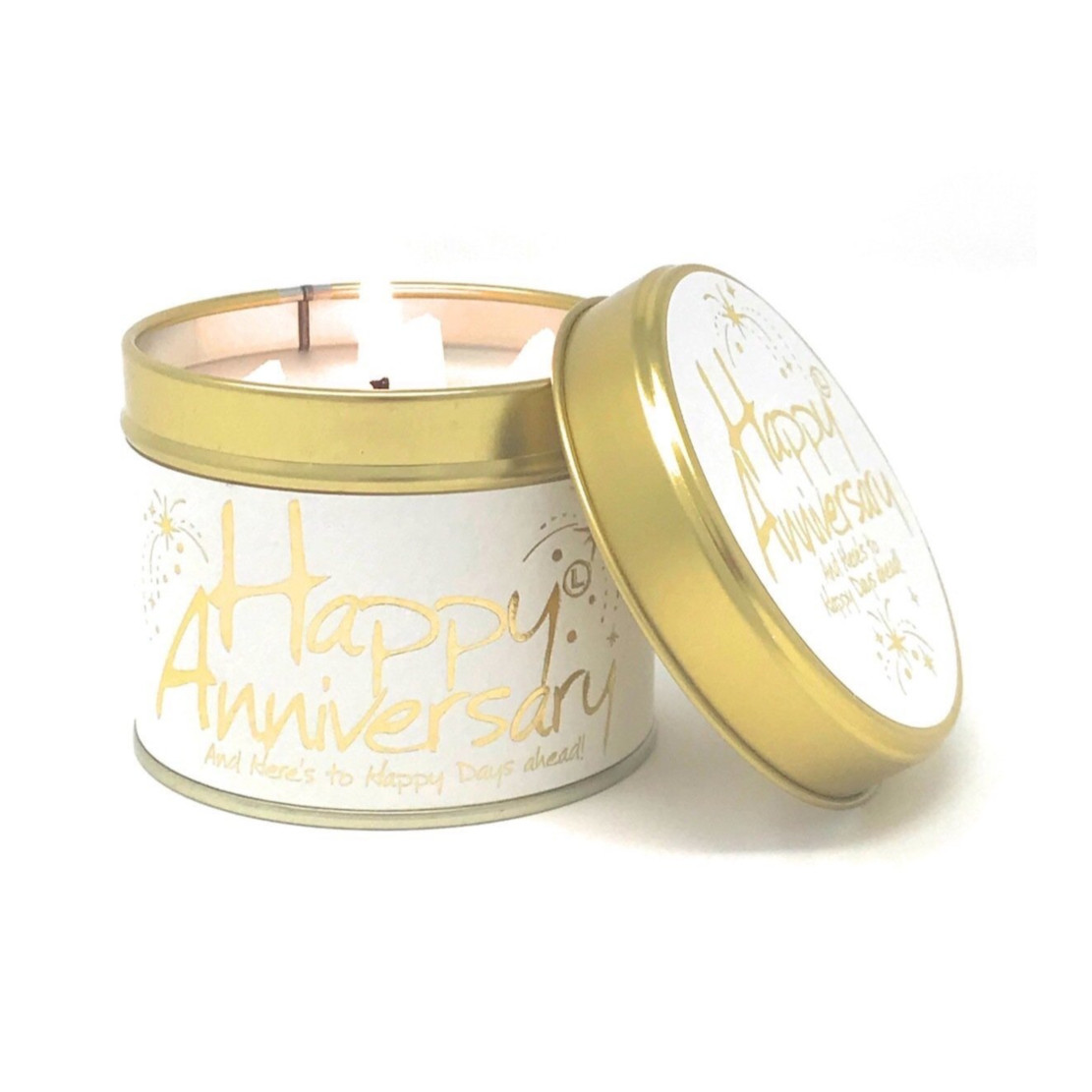 Lily Flame Happy Anniversary Scented Tin Candle