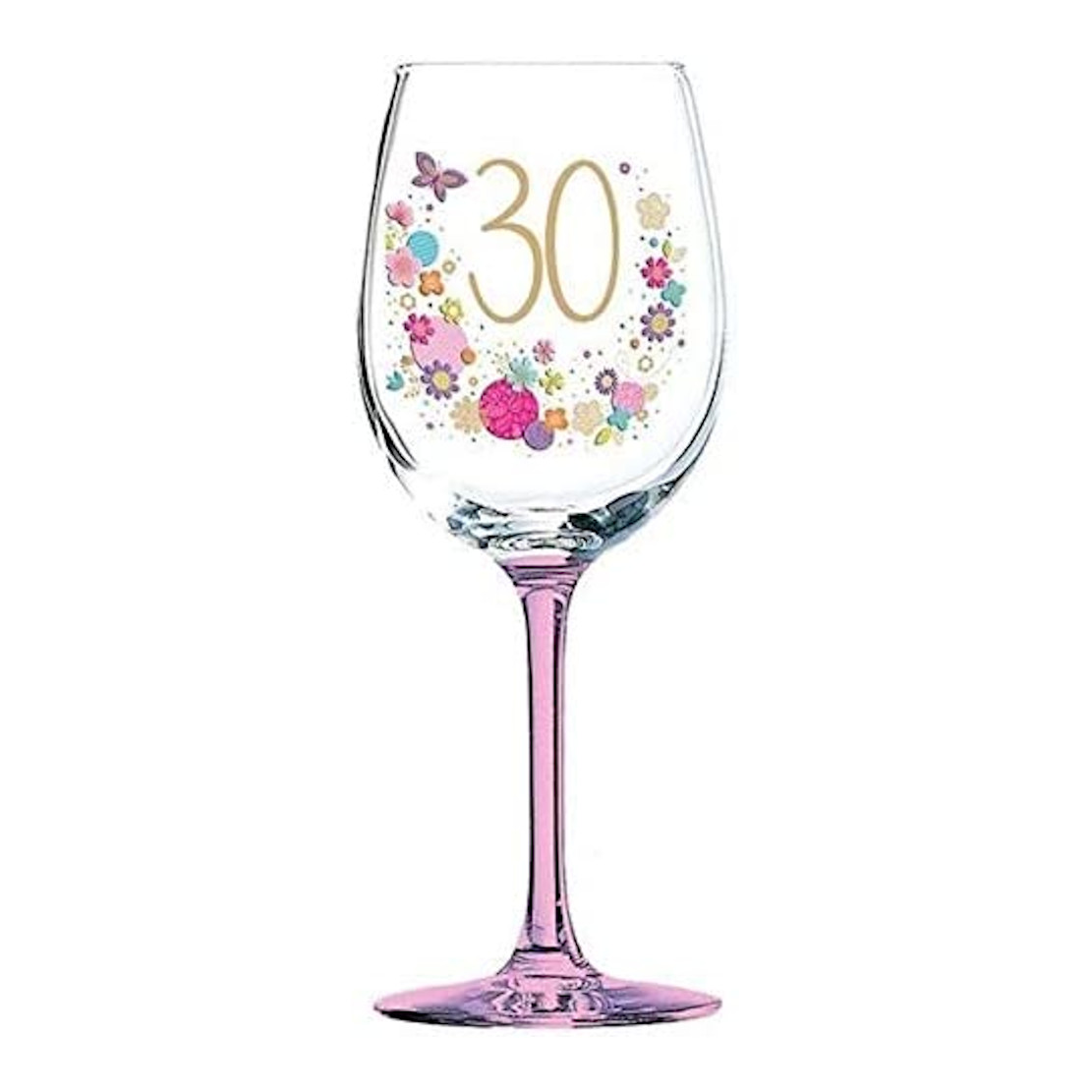 Lulu 30th Birthday Celebration Wine Glass