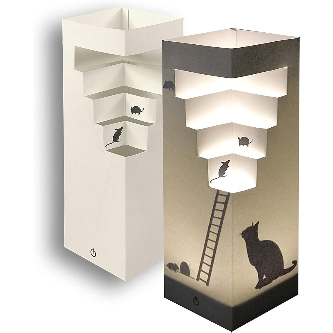 Luxa Cat and Mice Shadow Lamp