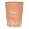 Mums Flowers Terracotta Plant Pot