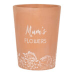 Mums Flowers Terracotta Plant Pot