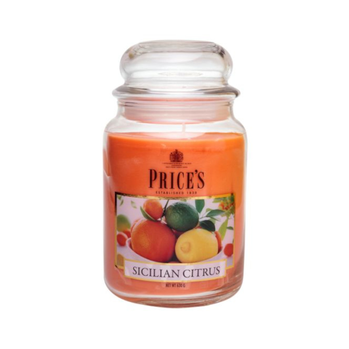 Prices Candles Sicilian Citrus Large Jar