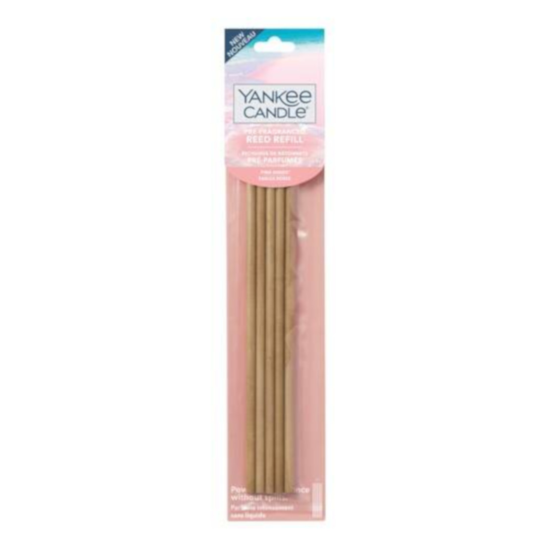 Yankee Candle Pink Sands Pre-Fragranced Reed Diffuser Refills