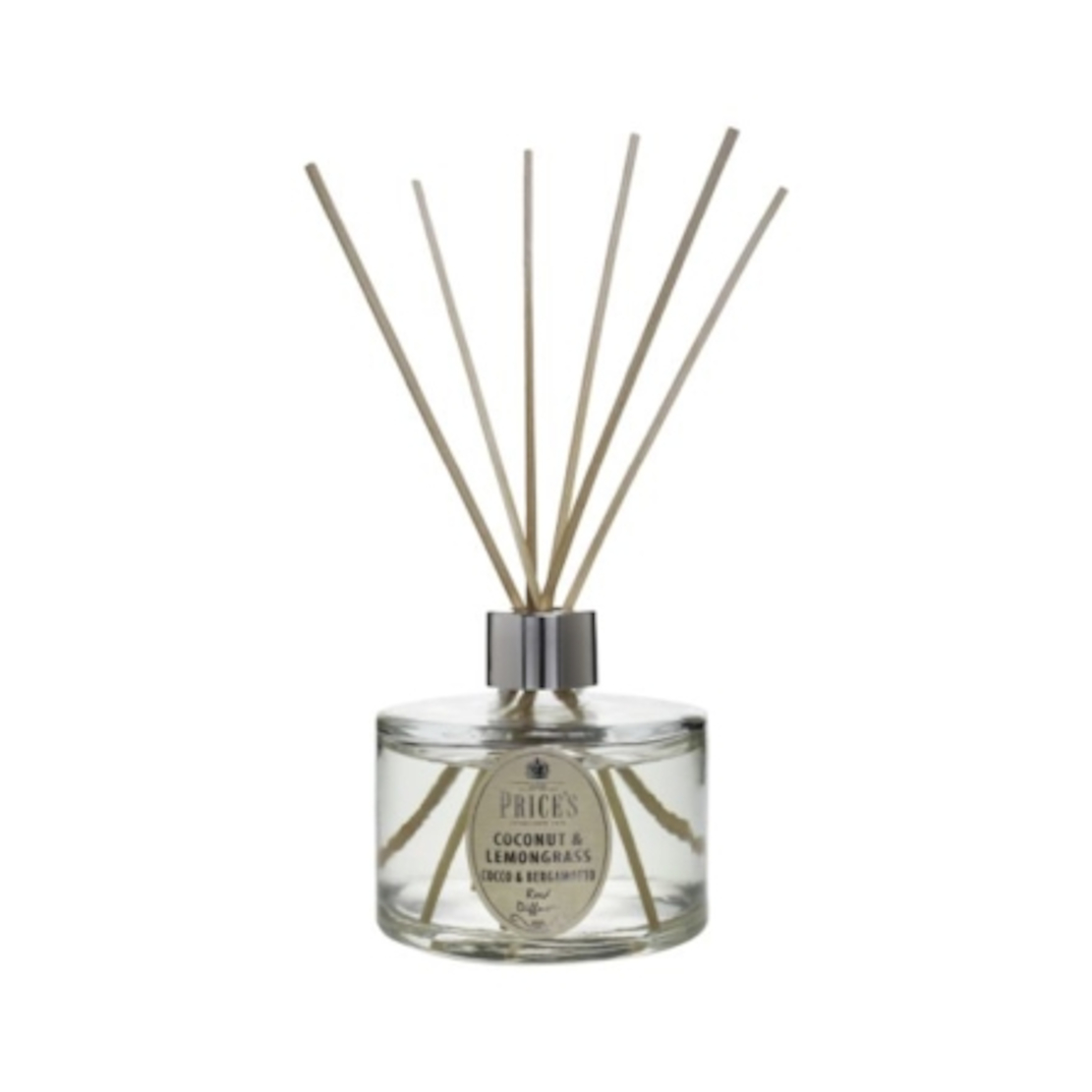 Prices Candles Coconut & Lemongrass 250ml Reed Diffuser