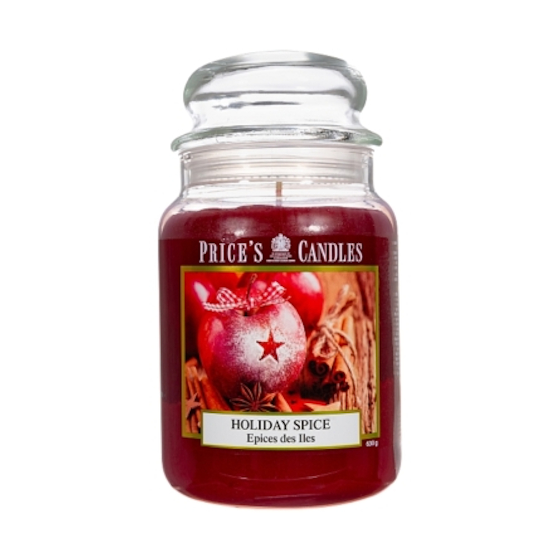 Prices Candles Holiday Spice Large Jar