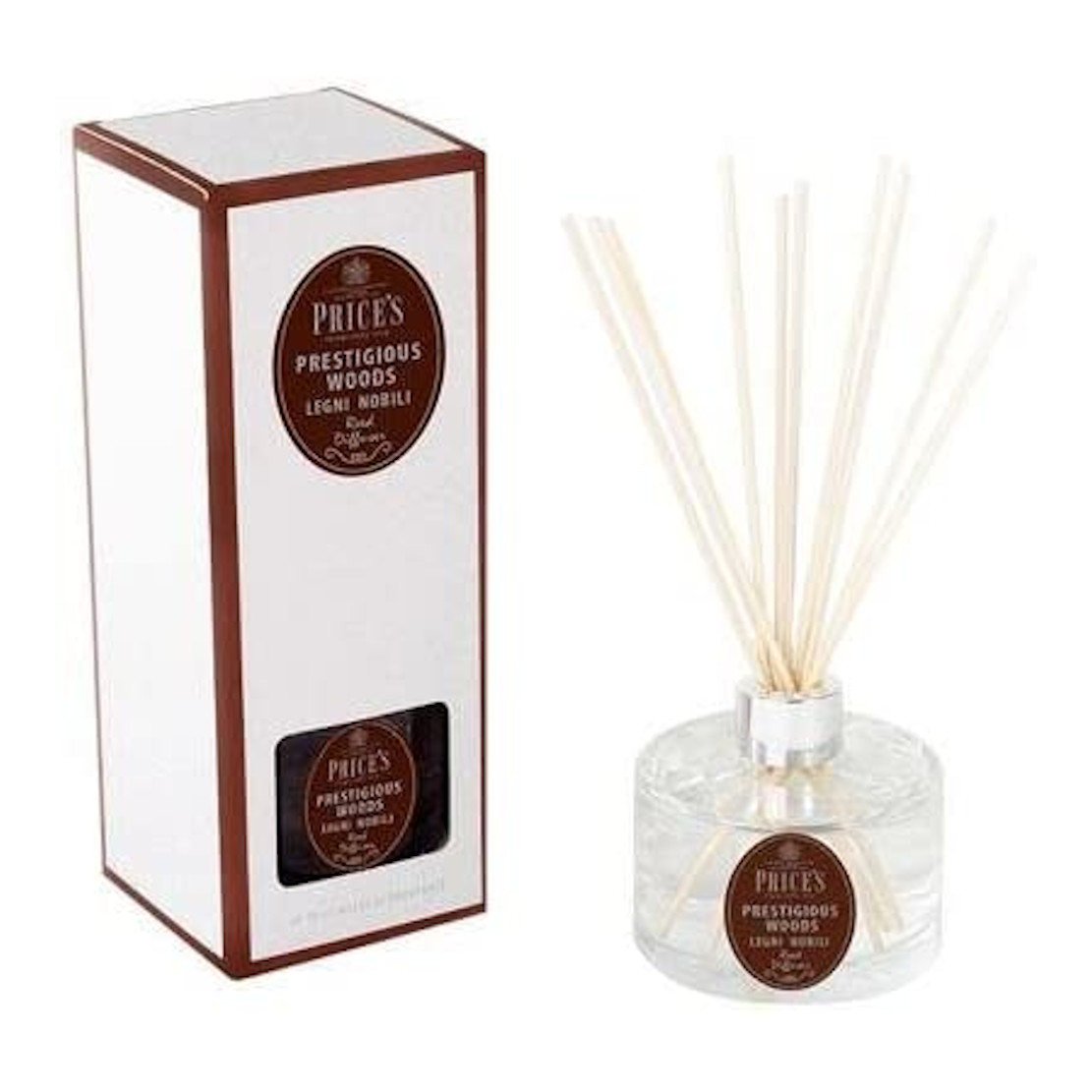 Prices Candles Prestigious Woods 250ml Reed Diffuser