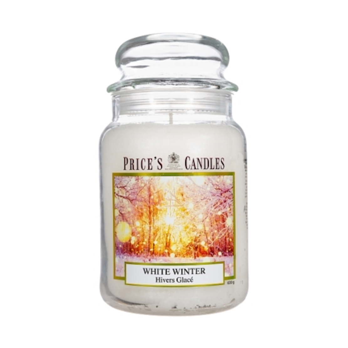 Prices Candles White Winter Large Jar