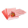 Red & White Candy Stripe Paper Bags 5X7 Inch (Pack of 50)