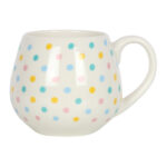 Spotted Rounded Ceramic Mug