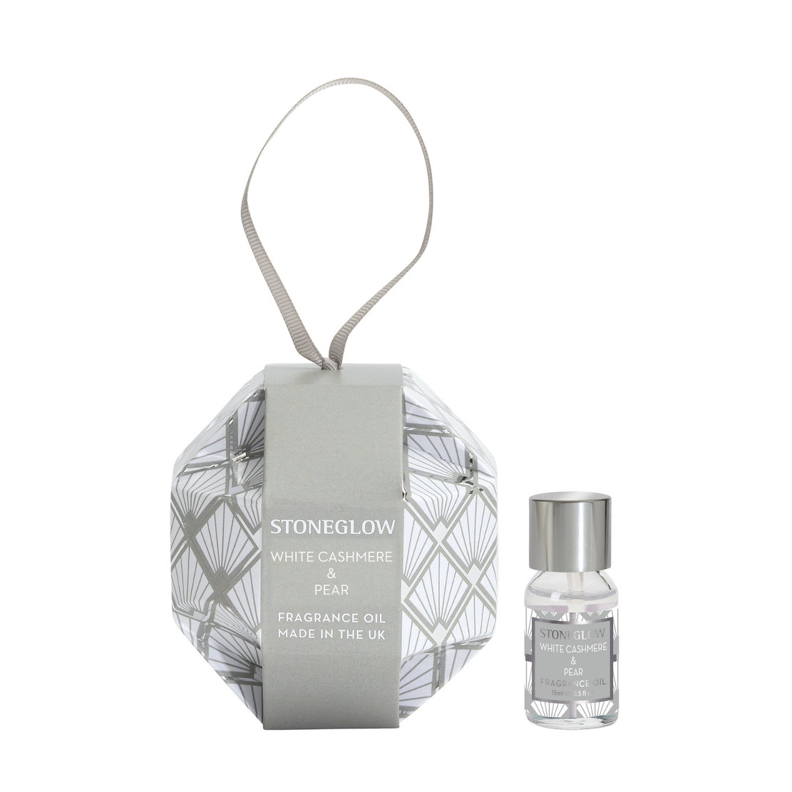 Stoneglow White Cashmere & Pear Fragrance Oil Bauble 15ml