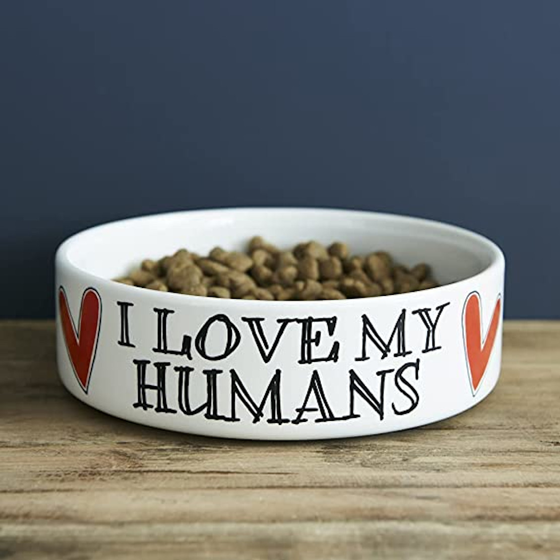 Sweet William I Love My Humans - Small Dog Bowl