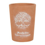 Tree of Life Terracotta Plant Pot