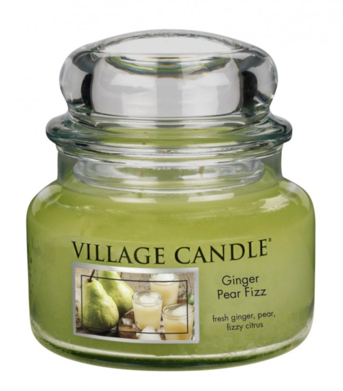 Village Candle Ginger Pear Fizz Small Jar 262g
