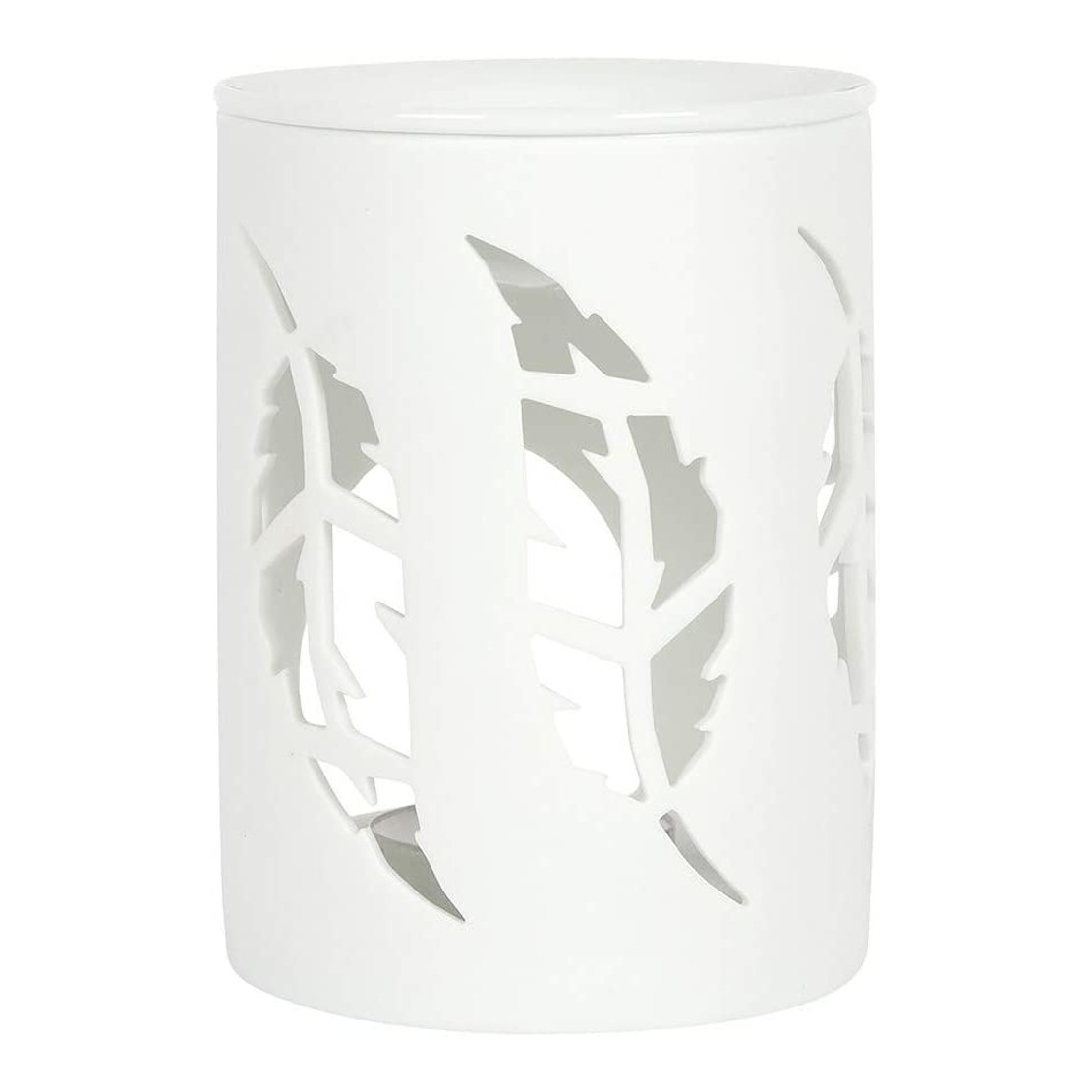 White Feather Cut Out Oil / Wax Melt Burner