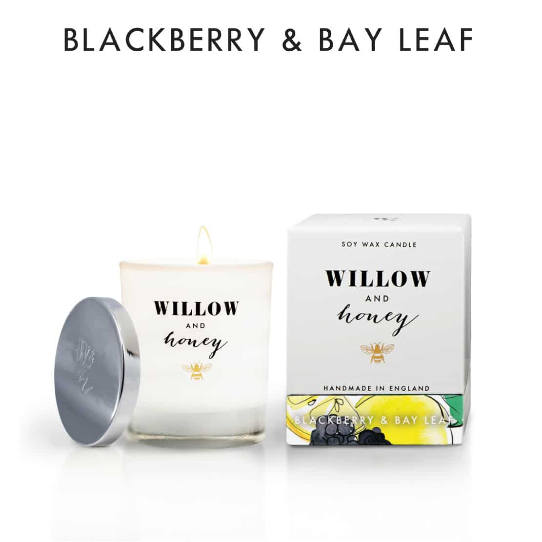 Willow and Honey Blackberry and Bay Leaf Candle 220g