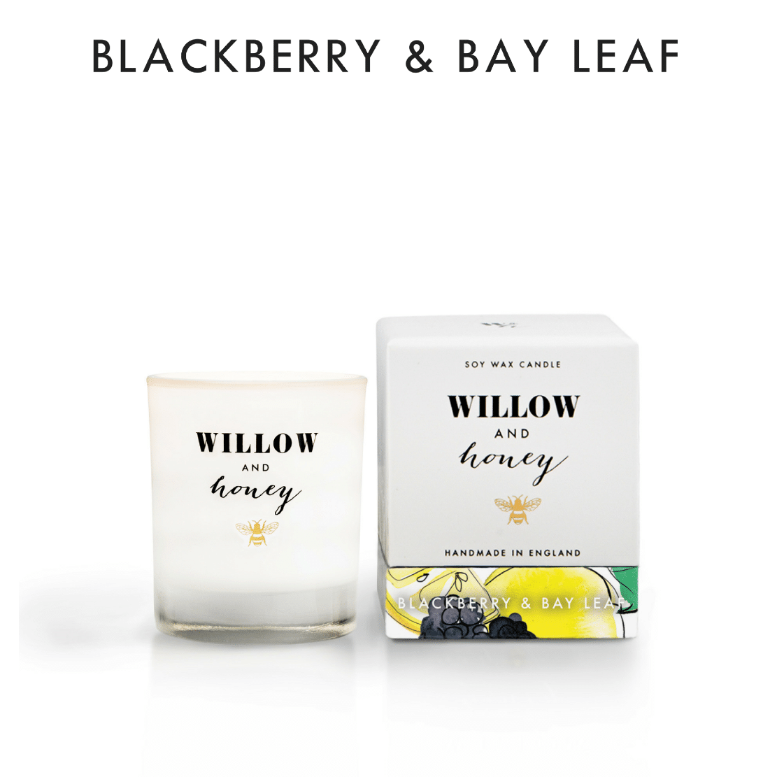 Willow and Honey Blackberry and Bay Leaf Candle 60g
