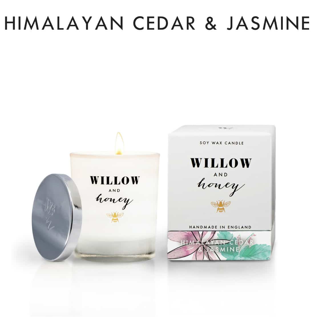 Willow and Honey Himalayan Cedar and Jasmine Candle 220g