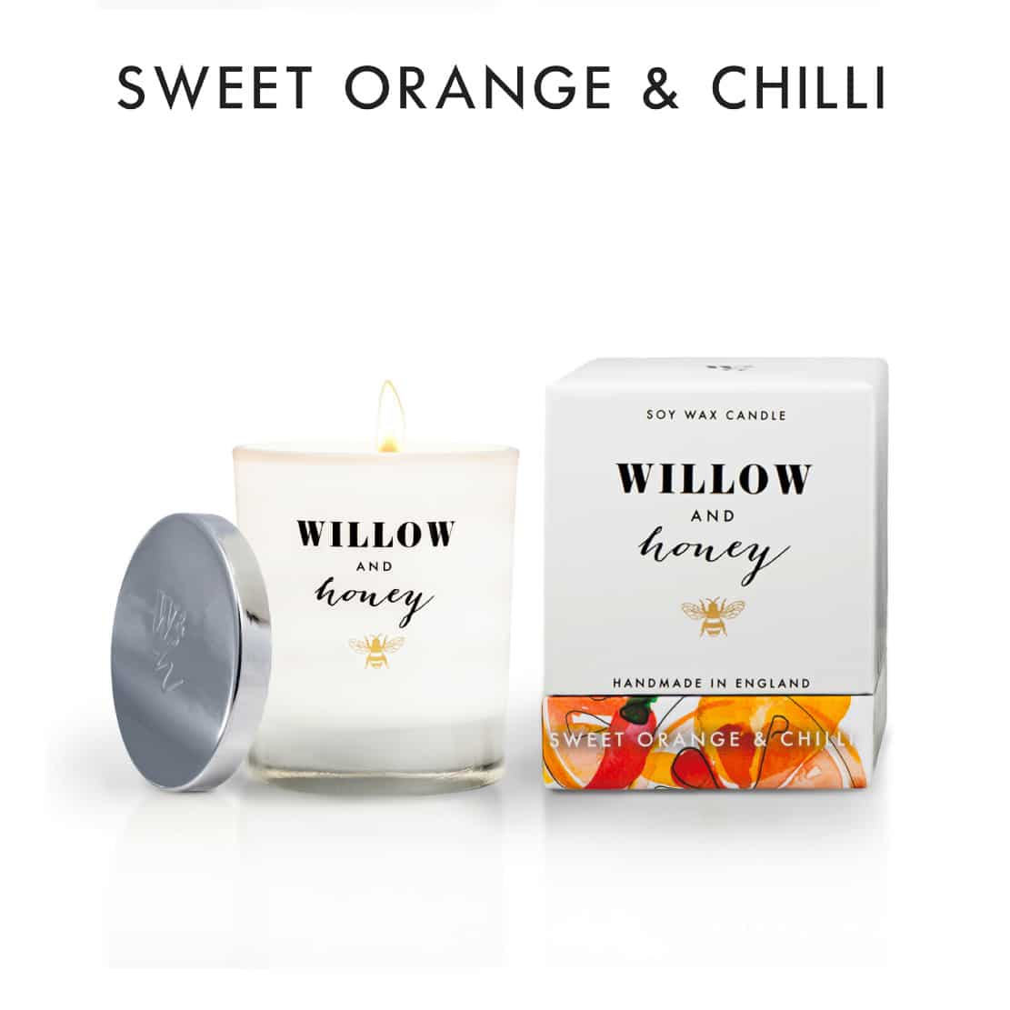 Willow and Honey Sweet Orange and Chilli Candle 220g