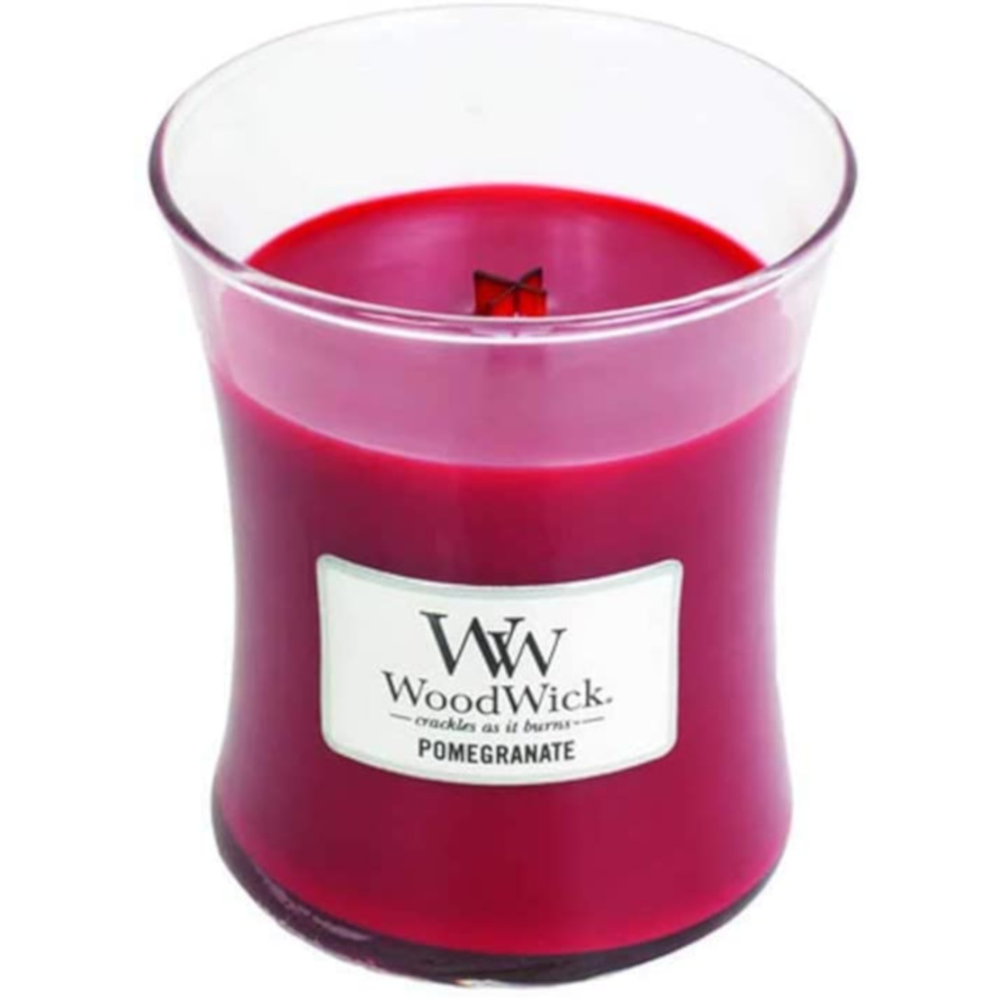 Woodwick Pomegranate Medium Jar Candle
