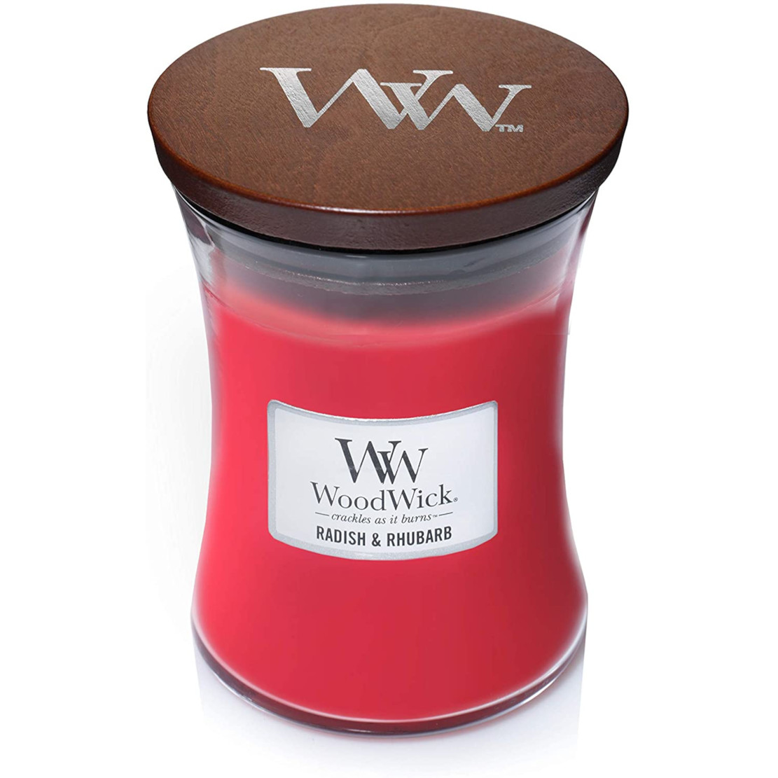 Woodwick Radish & Rhubarb Medium Jar Candle