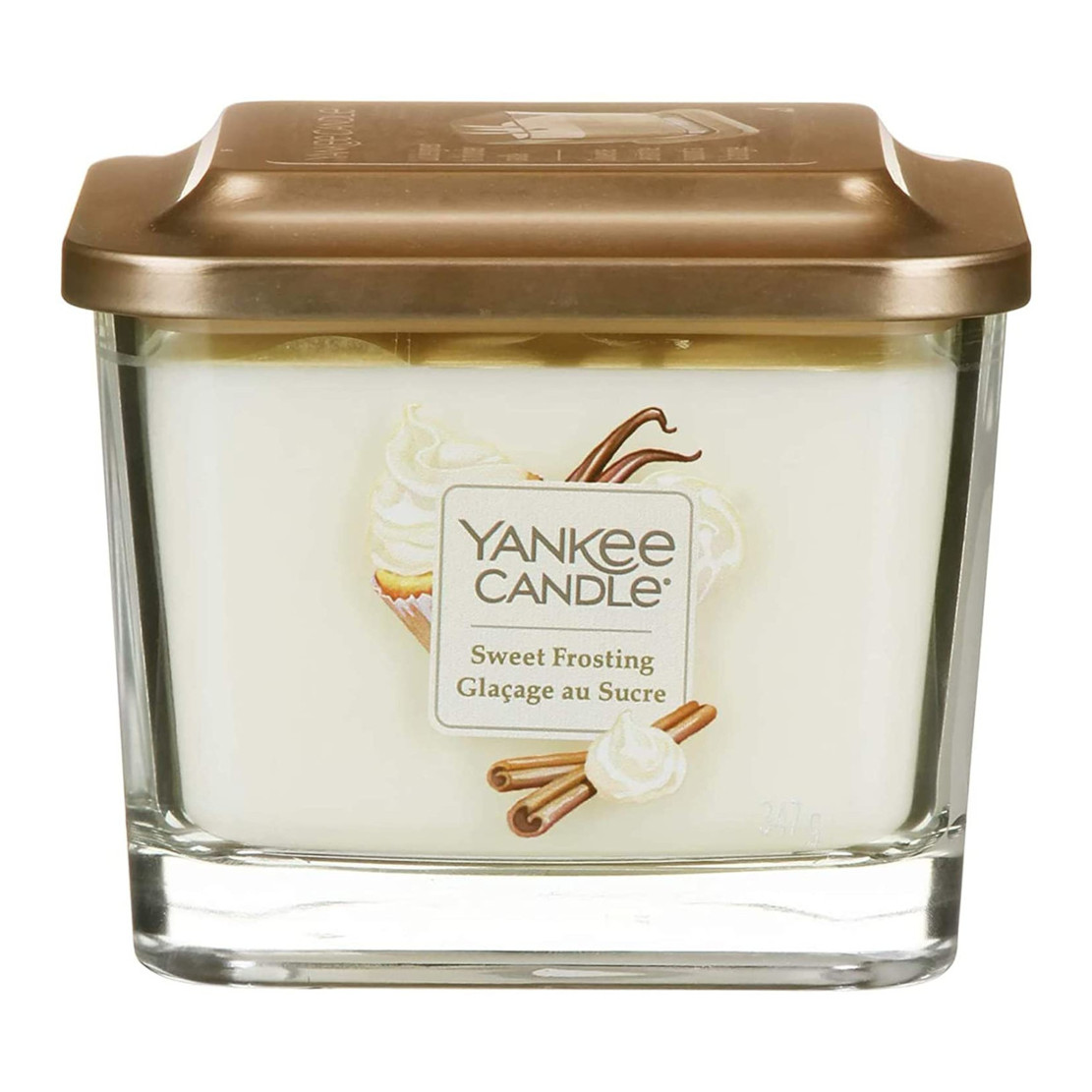 Yankee Candle Elevation Sweet Frosting Medium Jar