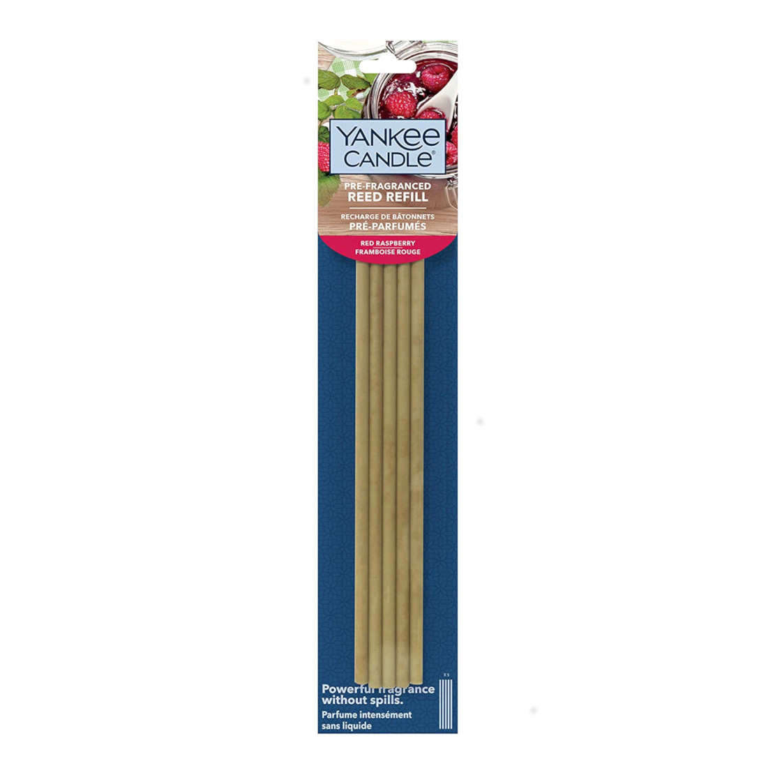 Yankee Candle Red Raspberry Pre-Fragranced Reed Diffuser Refills