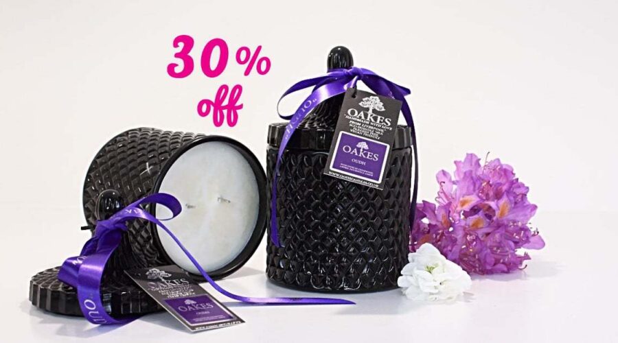 September Sale 30% Off Candles