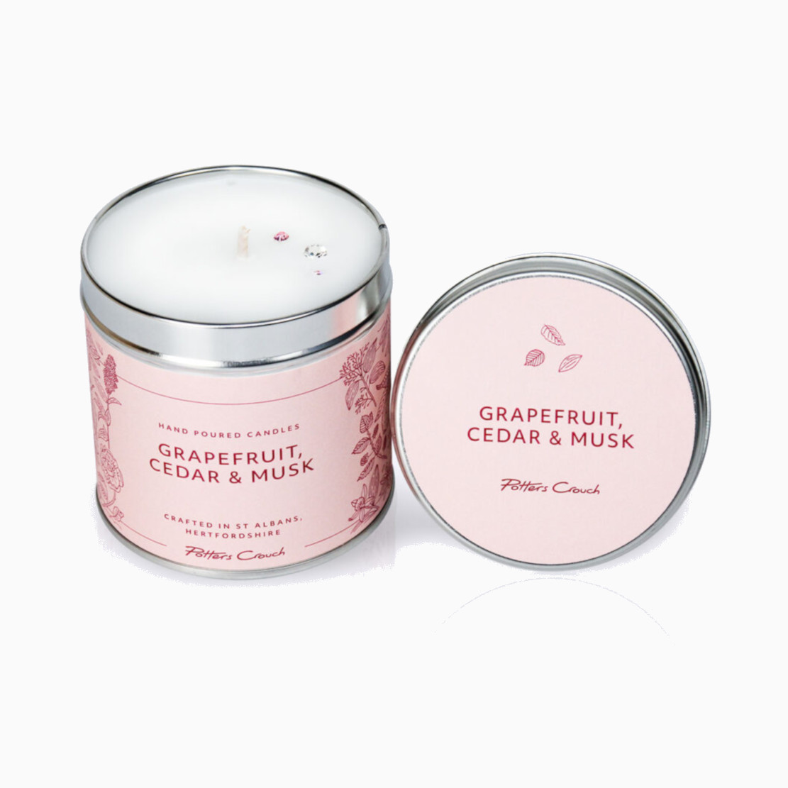 Potters Crouch Grapefruit Cedar & Musk Wellness Candle