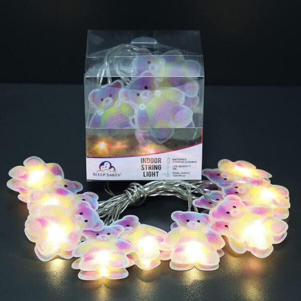 Sleep Sakes Rainbow Teddy Bear Night Lights