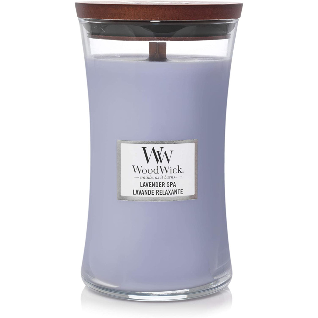 Woodwick Lavender Spa Large Jar Candle