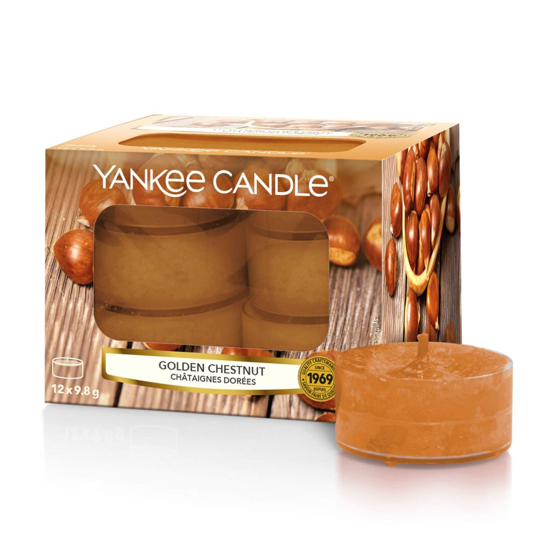 Yankee Candle Golden Chestnut Tea Lights